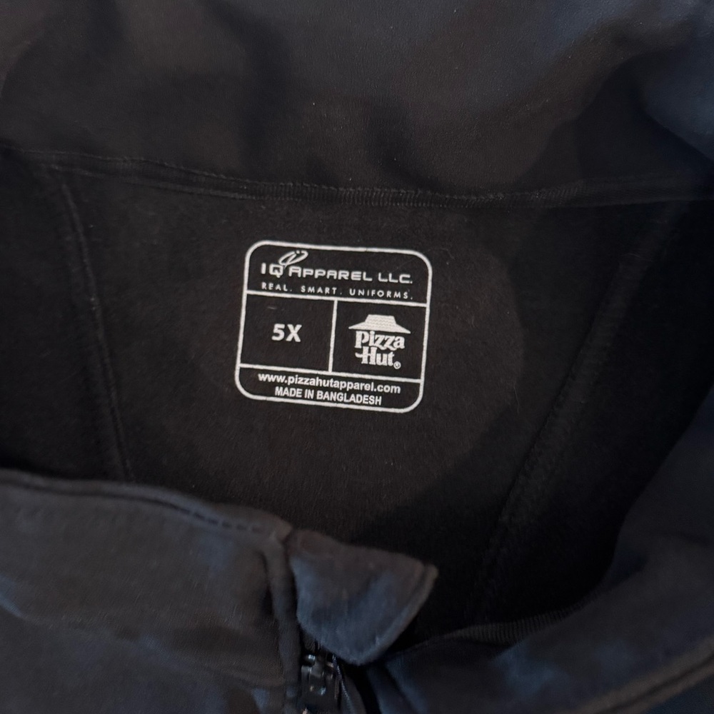 Pizza Hut IQ Apparel Fleece Lined Zip Front Jacket- size 5X - Picture 4 of 9